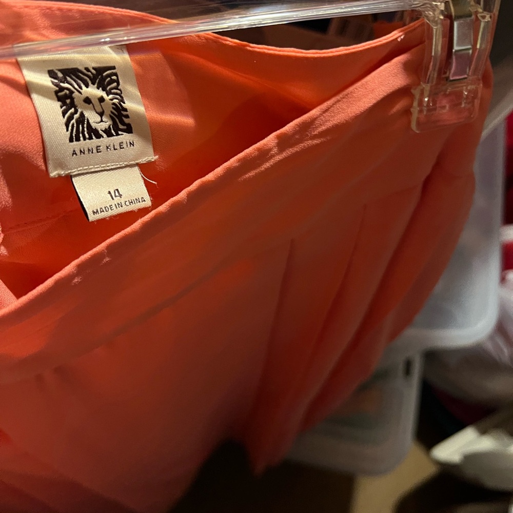 Orange dress skirt